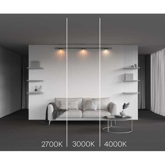 Maytoni Technical TR189-1-12W2.7K-BBS Трековый магнитный светодиодный светильник Levity Zon, изображение 8