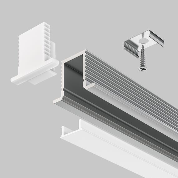 Maytoni Led Strip ALM-1209-S-2M Профиль Алюминиевый профиль, изображение 7