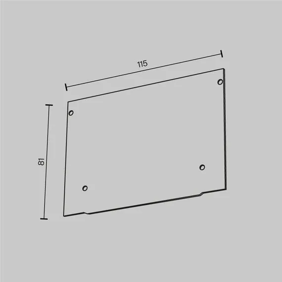 Maytoni Technical ALM013EC-PL-W Заглушка для профиля, изображение 6