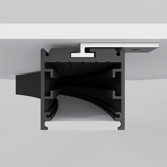 Maytoni Led Strip ALM-3535R-B-D-90°-1.5M Радиусный профиль 35x35 Ø1500мм, изображение 6