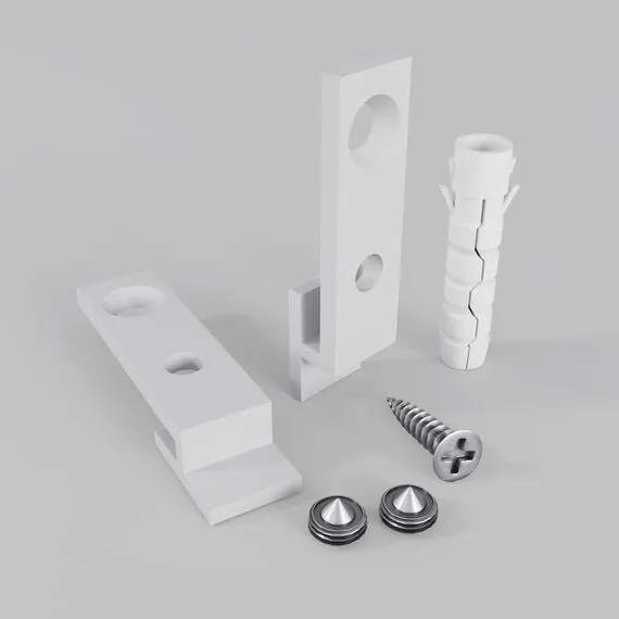 Maytoni Led Strip ALM-3535R-2MT Комплект креплений для радиусного профиля со свеченим вверх/вниз 2шт., изображение 2