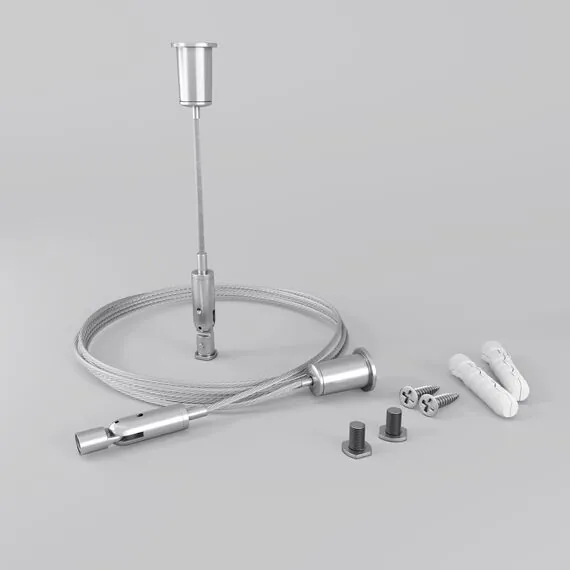 Maytoni Led Strip ALM-3535R-P-4M Комплект подвесов для радиусного профиля 4м., изображение 2