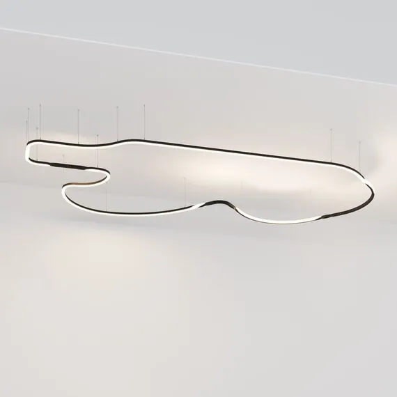 Maytoni Led Strip ALM-3535R-B-D-45°-0.8M Радиусный профиль 35x35 Ø800мм, изображение 8