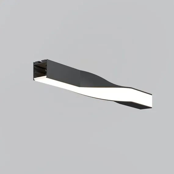 Maytoni Led Strip ALM-3535R-B-TL-90°-0.4M Радиусный профиль 35x35 Twist левый, изображение 3