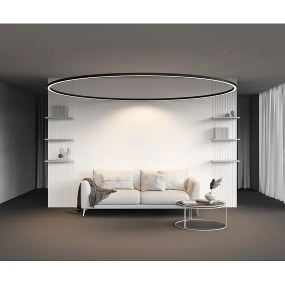 Maytoni Led Strip ALM-3535R-B-D-45°-3M Радиусный профиль 35x35 Ø3000мм, изображение 9