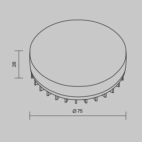Voltega   2430 Лампа светодиодная GX53 9W 2700K 630Lm Voltega Wi-Fi bulbs 2430, изображение 8