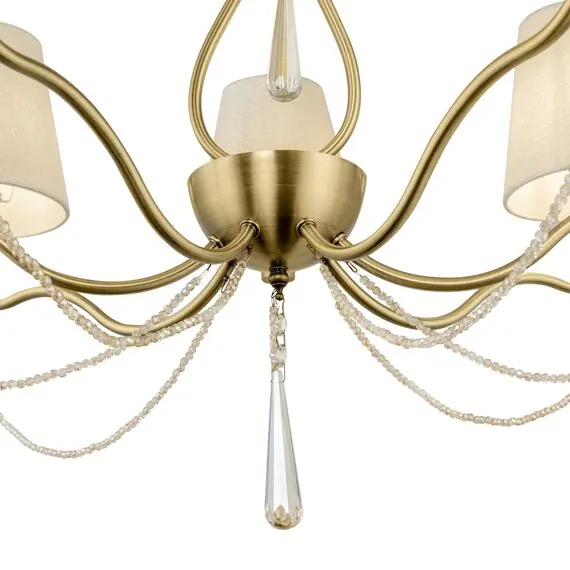 Freya FR2019PL-07BS Подвесная люстра Madeline, изображение 6