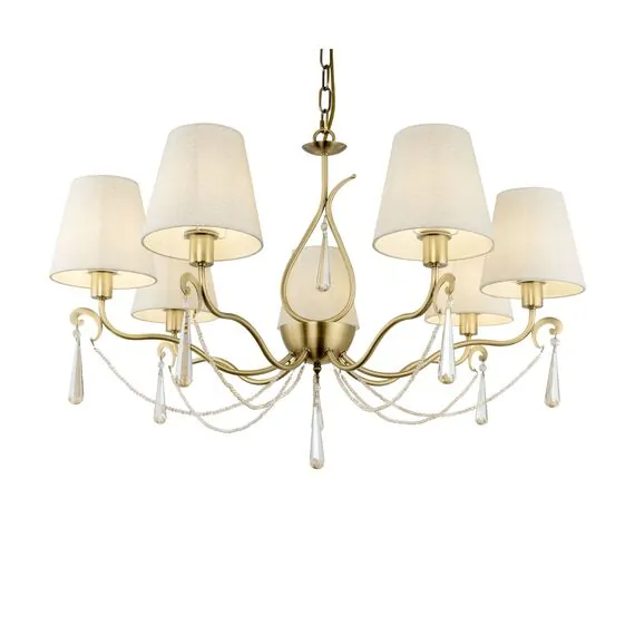 Freya FR2019PL-07BS Подвесная люстра Madeline, изображение 4