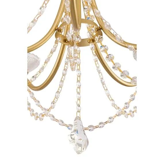 Freya FR2009PL-05G Подвесная люстра Zoe, изображение 2