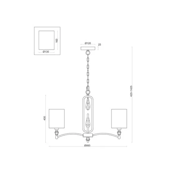 Freya FR1007PL-05N Подвесная люстра Riverside, изображение 3