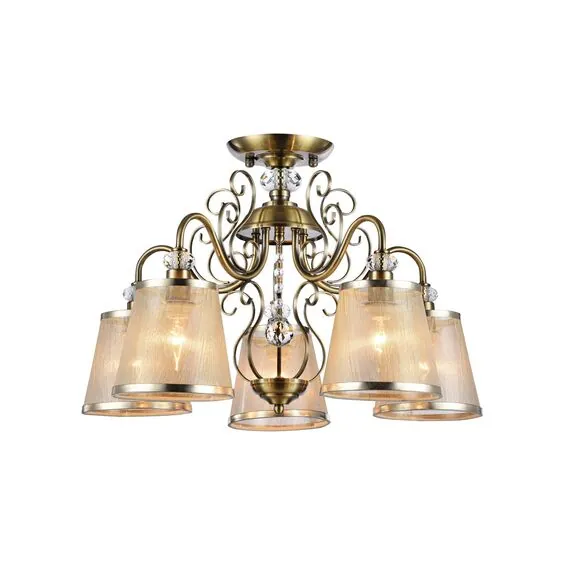 Freya FR2405-PL-05-BZ Потолочная люстра Driana