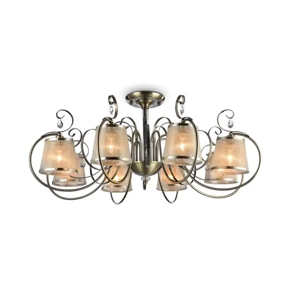 Freya FR2020-CL-08-BZ Потолочная люстра Simone, изображение 2