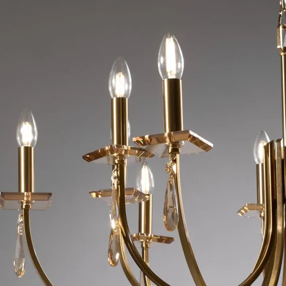 Freya FR1006PL-12G Подвесная люстра Forte, изображение 3