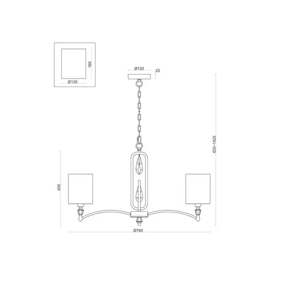 Freya FR1007PL-07N Подвесная люстра Riverside, изображение 3