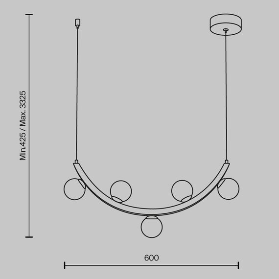 Freya FR2020-CL-03-BZ Потолочная люстра Simone, изображение 5