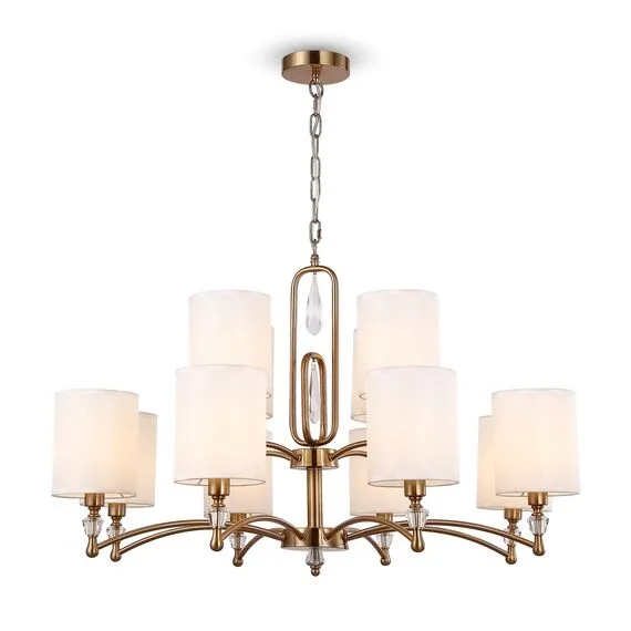 Freya FR1007PL-12BS Подвесная люстра Riverside