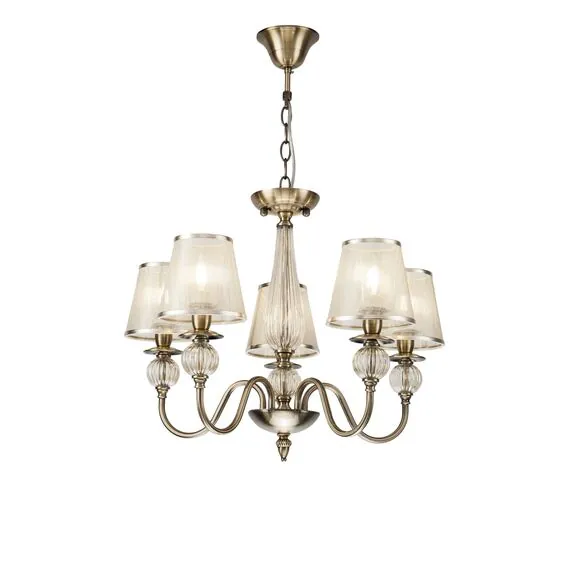 Freya FR2685PL-05BZ Подвесная люстра Inessa