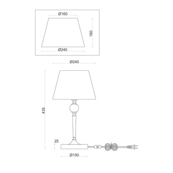Freya FR5190TL-01BS Настольная лампа Rosemary, изображение 5