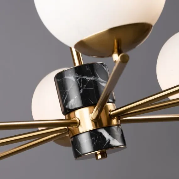 Freya FR5230PL-08BS Люстра на штанге Marble, изображение 8