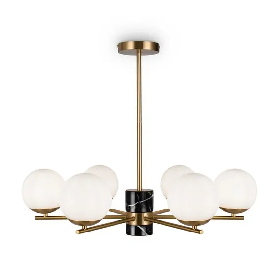Freya FR5230PL-06BS Люстра на штанге Marble, изображение 4