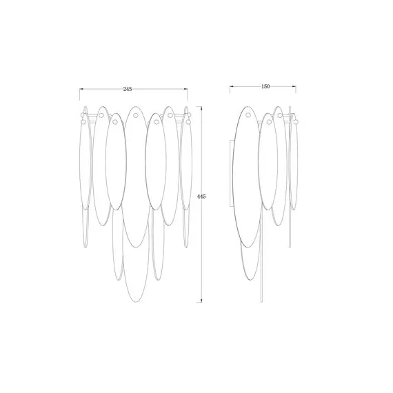 Freya FR5217WL-02FG Светильник настенный Lucrecia, изображение 2