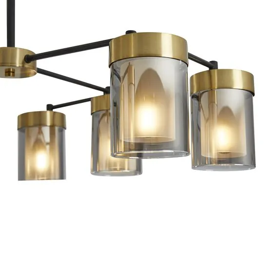 Freya FR5432PL-08BBS Люстра на штанге Lora, изображение 3