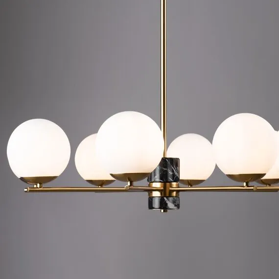 Freya FR5230PL-08BS Люстра на штанге Marble, изображение 5