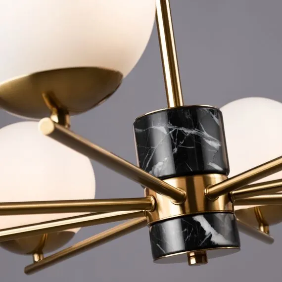 Freya FR5230PL-08BS Люстра на штанге Marble, изображение 7