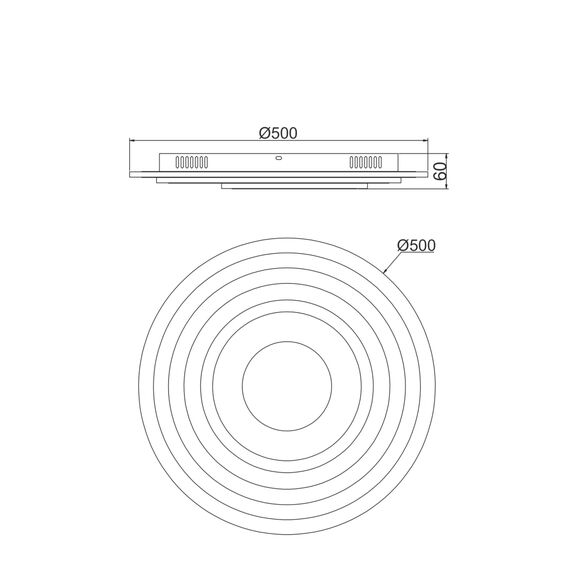 Freya FR6014CL-L98W Потолочный светодиодный светильник Melody, изображение 2