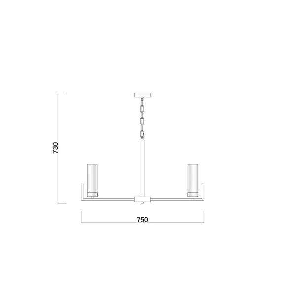 Freya FR5214PL-08CH Люстра подвесная Adeline, изображение 2
