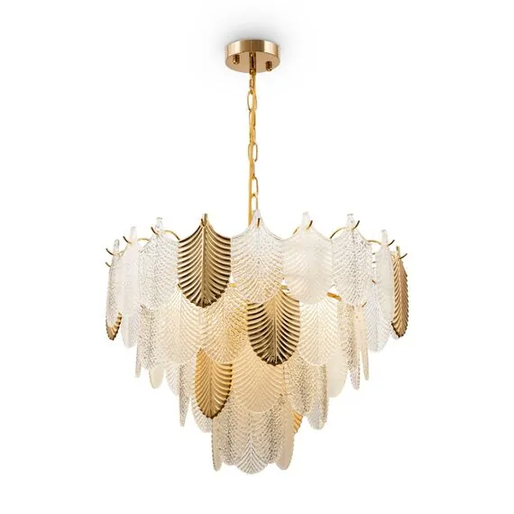 Freya FR5143PL-09G Подвесная люстра Hloya