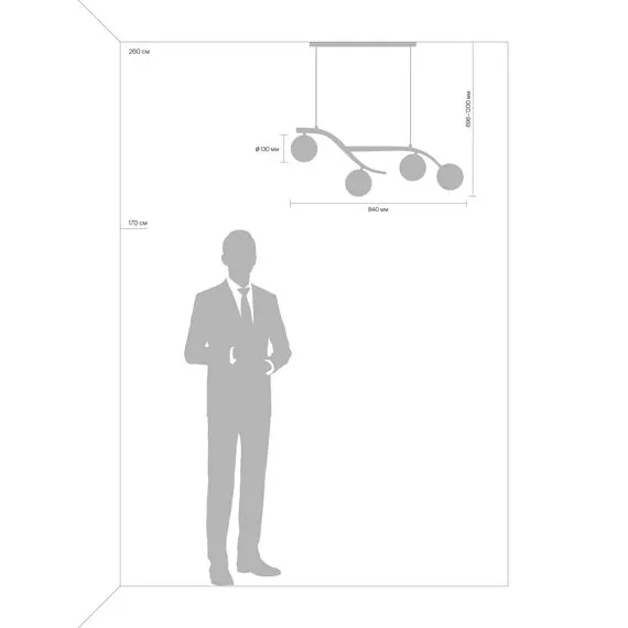 Freya FR8014PL-04BS Подвесной светильник, изображение 5