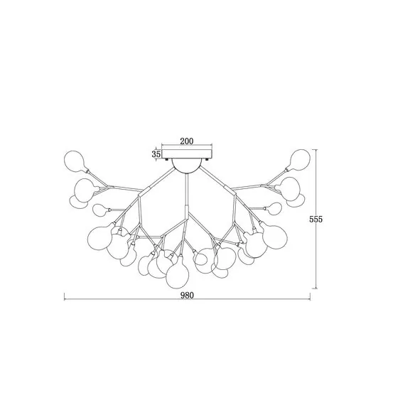Freya FR5049CL-36W1 Потолочная люстра Florencia, изображение 4