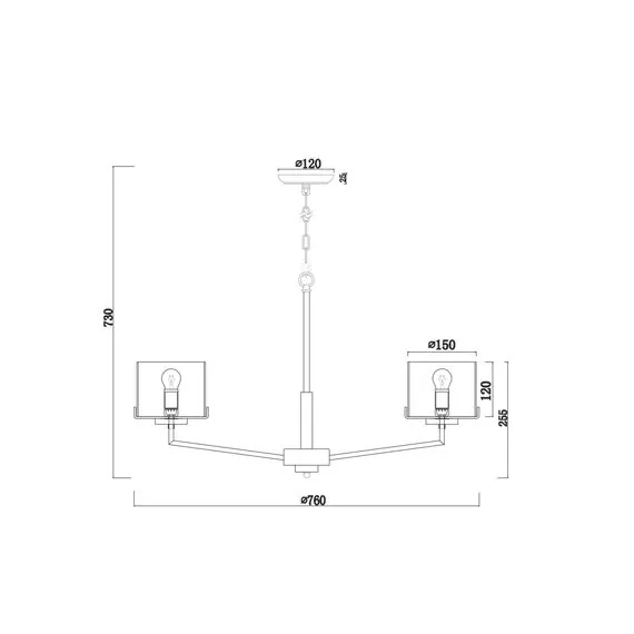 Freya FR5096PL-08CH Подвесная люстра Karen, изображение 2