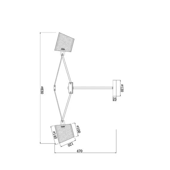 Freya FR5108PL-08CH Люстра на штанге Gino, изображение 2