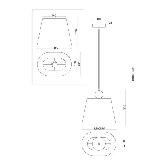 Freya FR2028PL-01N Подвесной светильник Soho, изображение 2
