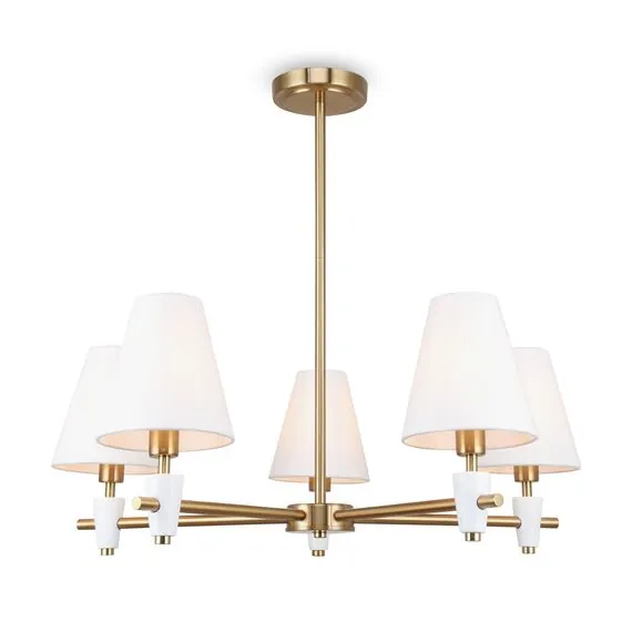 Freya FR5371CL-05BS Люстра на штанге Pietra