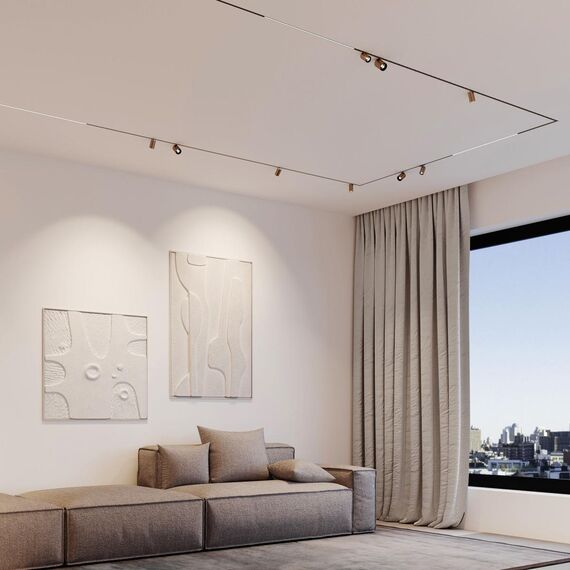 Elektrostandard a067274 Mini Magnetic Трековый светильник 5W 3000K (латунь/черный) 85202/01, изображение 3