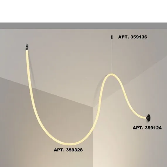 NOVOTECH 359328 KONST NT24 000 черный Светильник светодиодный IP20 LED 3000K 25W 170-265V 2420Лм RAMO, изображение 6
