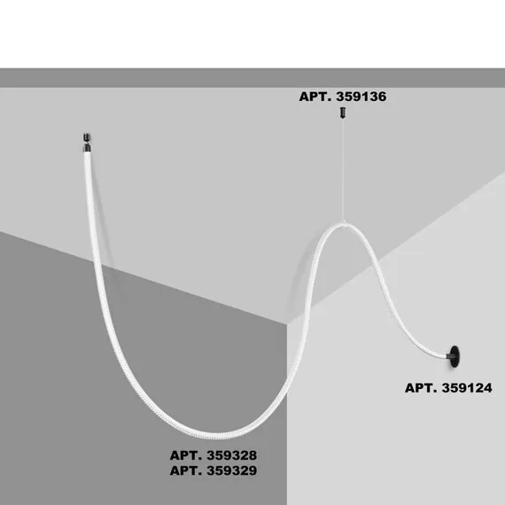NOVOTECH 359329 KONST NT24 000 черный Светильник светодиодный IP20 LED 4000K 25W 170-265V 2420Лм RAMO, изображение 5