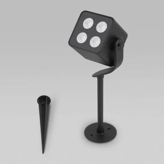 Elektrostandard a057634 35142/S Светильник садово-парковый со светодиодами VISOR черный, изображение 3