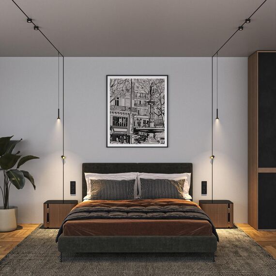 Elektrostandard a065645 Mini Magnetic Трековый светильник 5W 3000K (черный) 85158/01, изображение 2