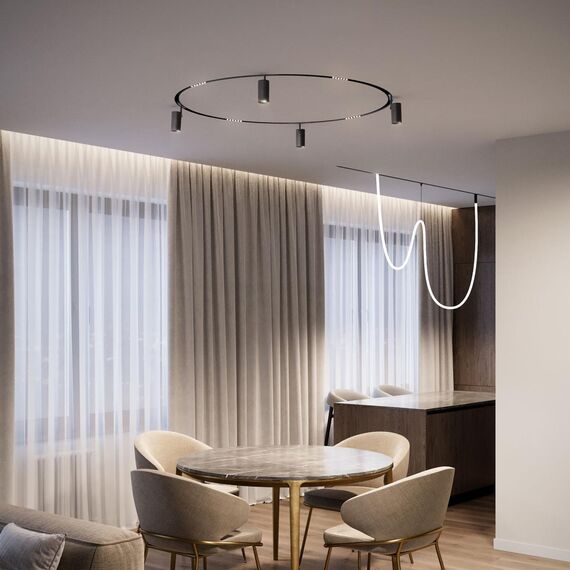 Elektrostandard a066517 Slim Magnetic Трековый светильник 12W 4200K Comfi (чёрный) (?1200мм) 85189/01, изображение 3