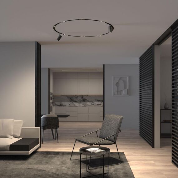 Elektrostandard a066518 Slim Magnetic Трековый светильник 20W 4200K Comfi (чёрный) (?1200мм) 85190/01, изображение 3