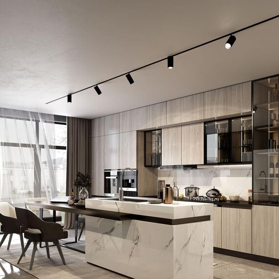 Elektrostandard a066589 85197/01 Slim Magnetic Умный трековый светильник 20W 2700-6500K Dim R03 (черный), изображение 5