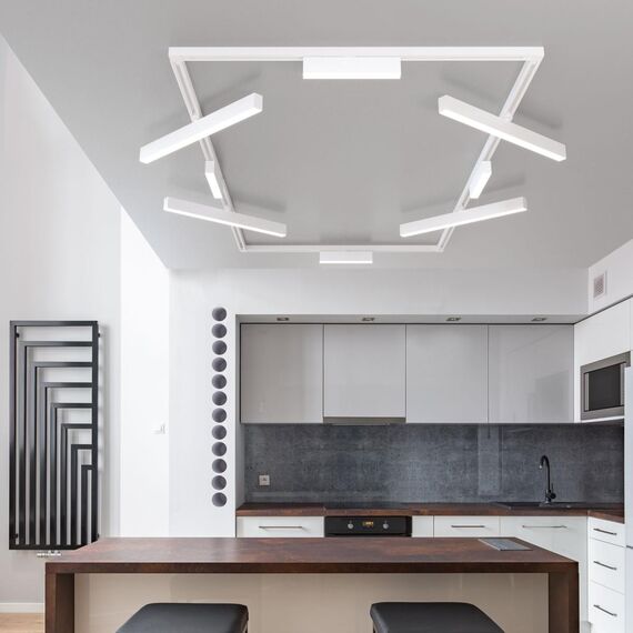 Elektrostandard a052443 LTB53 Светильник потолочный светодиодный X-Line белый матовый 10W 4200K, изображение 5