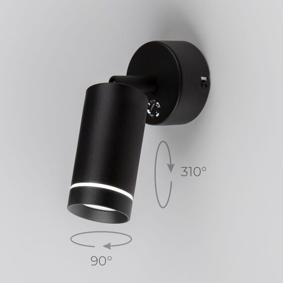 Elektrostandard a043957 MRL LED 1005 Светильник настенный светодиодный Glory SW черный, изображение 2