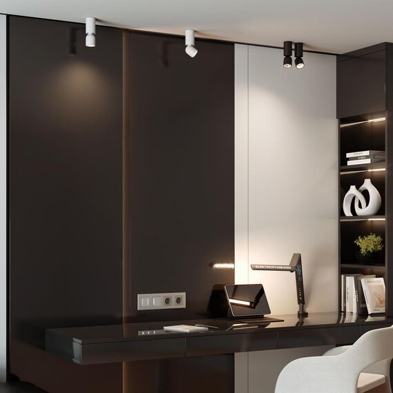 Elektrostandard a066397 25106/LED светильник потолочный светодиодный белый/черный, изображение 3