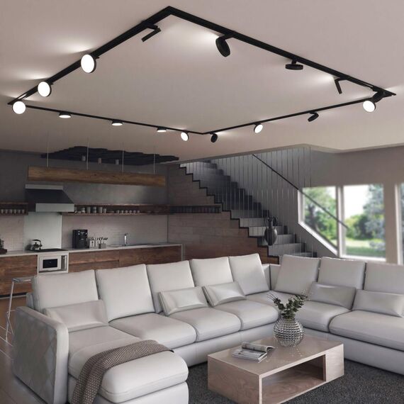 Elektrostandard a056103 85078/01 Светильник потолочный светодиодный Pila черный 12W 4200K, изображение 5