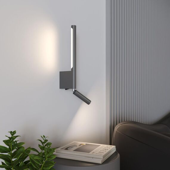 Elektrostandard a066402 40111/LED Светильник Настенный светодиодный Sarca LED графит, изображение 8